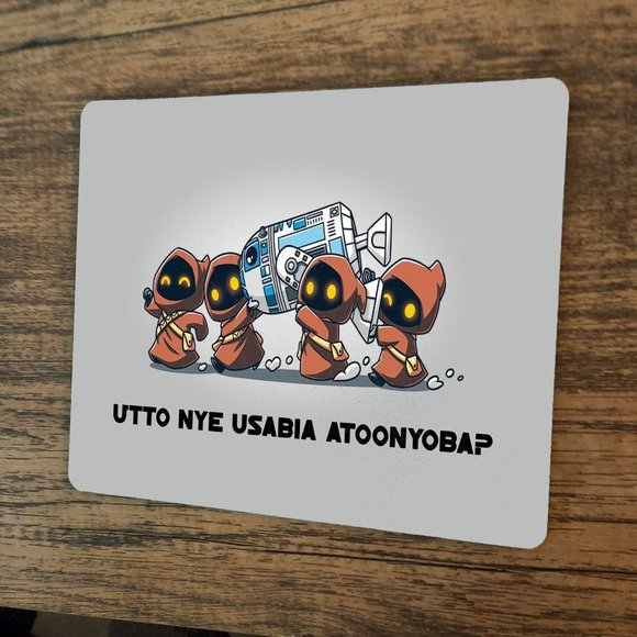 Wanna Buy a Used Droid Mouse Pad  Jawas R2D2 Star Wars - Picture 1 of 1